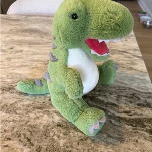 Pottery Barn Kids Green Plush Dinosaur